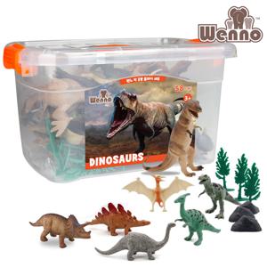 WENNO 웨노 공룡 모형 보관함 58종 세트