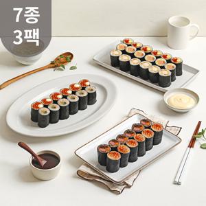 저당 곤약꼬마김밥 7종 3팩 / 탄수화물저감 특허 냉동김밥