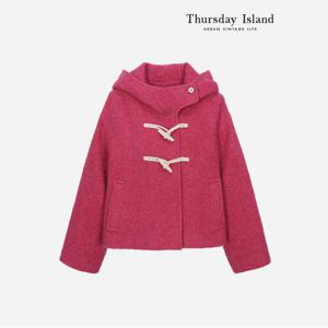 [정상가-499000원][Thursday Island] 언밸런스 후드 숏 코트(T238MCT258W)