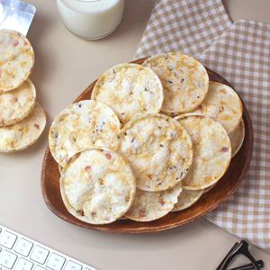 누룽지 스낵 현미&흑미 190g 소문난간식 고소한 뻥튀기 대용량과자