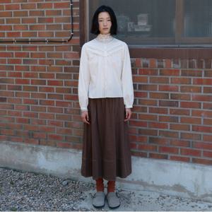 포인트 스티치 스커트_T256MSK144W
