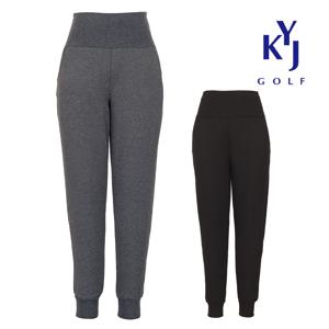 골프] 여성 겨울 양기모 슬림 하이웨스트 밴딩 조거팬츠 KNWLSL55