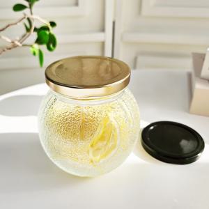 홈메이드 과일청 유리병 레몬 450ml 6P 철캡 과일모양병 공병 잼병