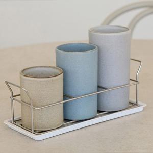 폴마르켄 오르더 3단 수저통 / 도자기 물빠짐