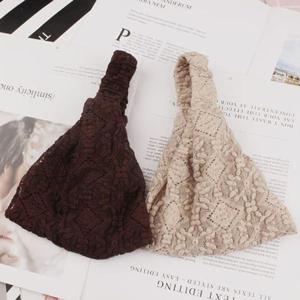 데일리 패션 망사 반다나 레이스 해어밴드 머리띠 비니헤어밴드 예쁜헤어밴드 레이스반다나