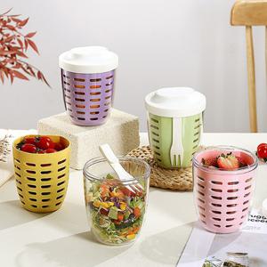 후르츠팟 과일 샐러드 컵 용기 도시락통 소풍 피크닉 유치원 어린이 런치