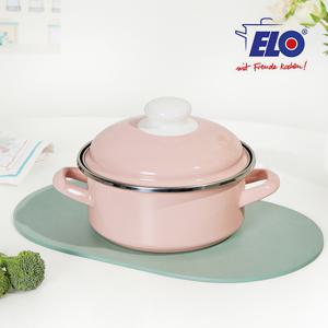 고메파스텔 양수 16cm 핑크 / 법랑냄비 / 독일코팅냄비