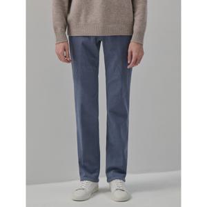 [25FW] [갤럭시 라이프스타일] 레귤러핏 기모 코튼 팬츠 - 블루 (GC5X21E06P)