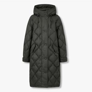 [톰보이] 퀼팅 후드 경량 롱 다운점퍼 9175414985