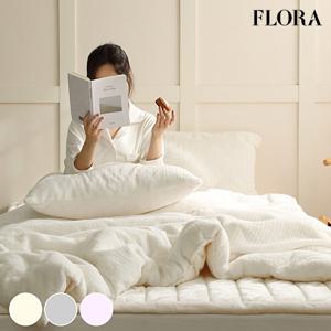 버니 10mm 밍크 극세사 차렵이불 단품 및 베개세트 SS/Q