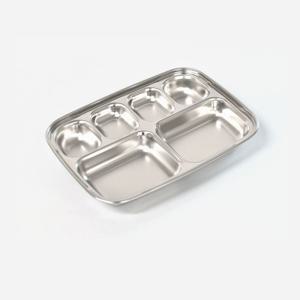 국내산 4찬 도시락 스텐식판 어린이집식판 스텐식판 4찬식판 위생스텐식판 유치원식판