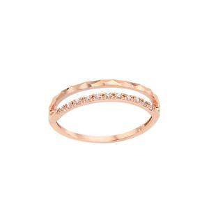 [GB] 두줄 컷팅 심플베이직 14K GOLD 반지 LRT17147T
