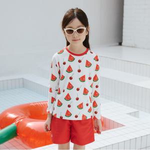 팝핑 프룻 래쉬가드 세트 A5BG1GS01RED