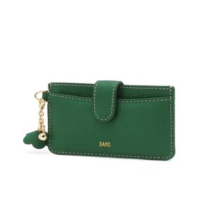 액세서리 [[26SS]] DCHO6E020E2 [ZALEA] 젤라 그린 소가죽 플라워 참장식 카드지갑