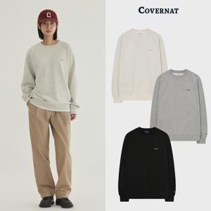 [택가: 79,000원] 스몰 로고 기모 맨투맨 (3Color) CO2503CR04