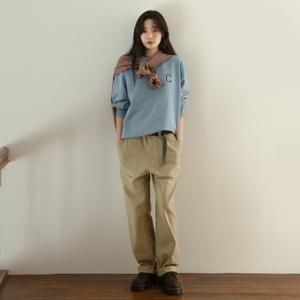 [택가: 119,000원] 백사틴 퍼티그 팬츠 Beige CO2503PT32