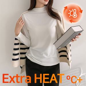 [엘브랜드] 마이크로 극세사 발열 하프 반목 폴라티