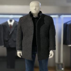 (이태리수입 X Lanificio Roma X 구스다운) 브라운컬 머스커렛 넥퍼 프리미엄 코트