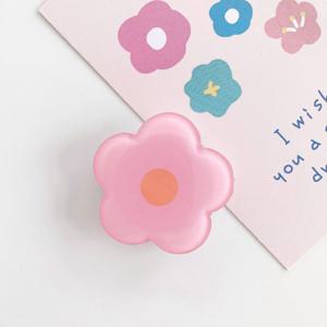 파스텔 플라워 스마트톡 핑크 스마트톡 이지그립 스마트폰이지그립 톡홀더 톡소켓 핸드폰그립