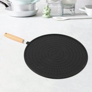 쿡키친실리콘프라이팬덮개기름방지망커버뚜껑 후라이팬덮개 기름냄비덮개 기름튐방지뚜껑