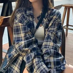 르보에 데일리 체크 남방 캐주얼 셔츠