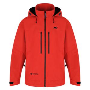 밀레 남성 패딩 헤비 다운 자켓 방수 고어텍스 트레버틴 고어자켓 레드