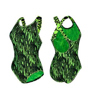 [티막]고탄력 원피스 여성 실내수영복 UKP0152NGR