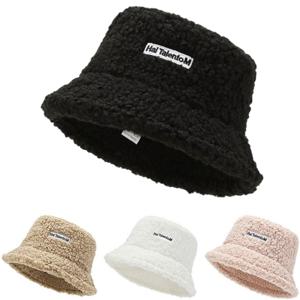 램스울 모자버킷햇 벙거지 골프모자 포근하고 따뜻한 털모자 여자털모자 여성털모자