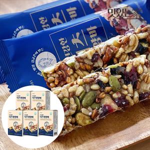 김규흔 한과 더 건강한 너츠 영양바 25개입 (5개입 X 5박스)