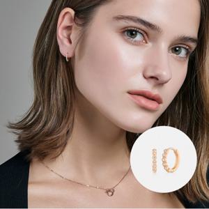 주얼리] 코르테 14K 로즈 귀걸이 A241GE0120R4A