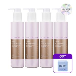 여성청결제 데일리 에코아워시 골드 젤 200ml*4 | 칸디다 항균 임상 청결제