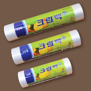 크린랲 크린롤백 200매 25x35cm 일회용 위생백 비닐백 크린롤백 롤백200매 위생백 위생팩 비닐