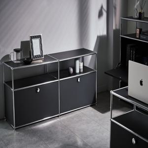 앳센셜 팔레트 메탈 더블 거실장 [완제품 직접배송]