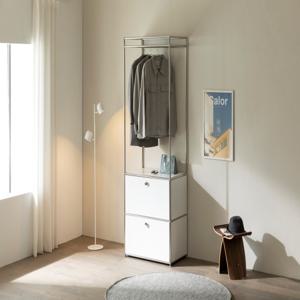 앳센셜 팔레트 메탈 드레스룸 2도어형 [완제품 직접배송]