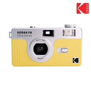 F8 광각 렌즈 필름 카메라 Yellow (옐로우) 다회용 토이 카메라