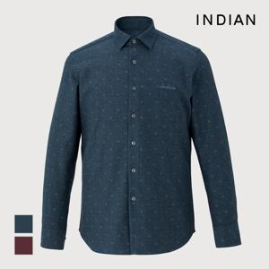 INDIAN  울 블랜드 올오버 셔츠_MITNLYW9111