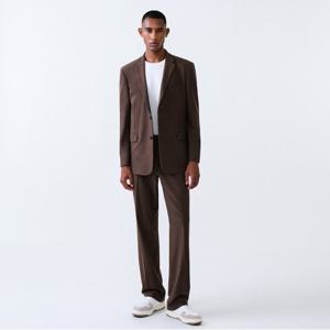 [STCO]기모 스트레치 에센셜 셋업_브라운 (릴렉스핏)-SEJTD03NSH_SEPTD03TSH