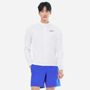 맨 에센셜 릴렉스핏 집업 래쉬가드 화이트 (B5SMWZR101WHT)