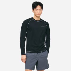 맨 에센셜 릴렉스핏 래쉬가드 블랙 (B5SMWRG101BLK)