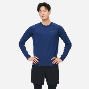 맨 에센셜 릴렉스핏 래쉬가드 네이비 (B5SMWRG101NAV)