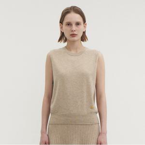 [최초가458,000]캐시미어100% 에비 나시 니트 탑_SKN241001