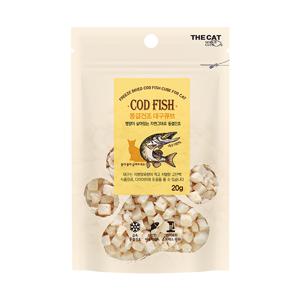 더캣 동결건조 대구큐브 20g