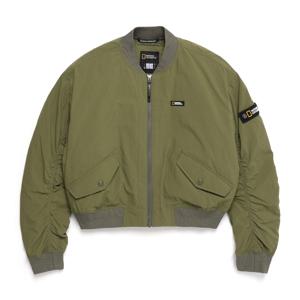 N244WPD020 여성 아나스 블루종 패딩 숏 점퍼 KHAKI