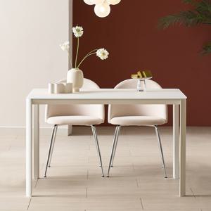 [추가쿠폰] 세계가구 라클레 2인 모던 유리 식탁세트 의자2