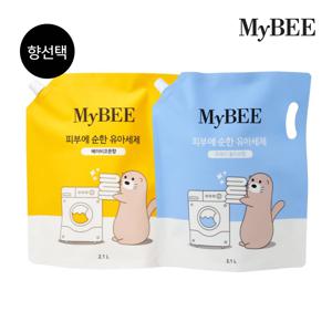 피부에순한 유아세제 리필 2.1L 3팩 (향선택)