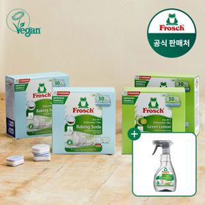 독일 올인원 식기세척기세제 오리지널 30개입 4개+키친클리너 300ml