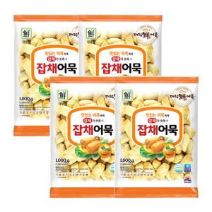 대림냉동 잡채어묵 1,000g 4개