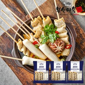 부산어묵 포장마차 물떡 꼬치 어묵탕 3세트