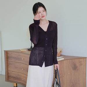 [최초가 109,900원]린넨 블렌드 에뜨와 스카시 가디건 3종세트