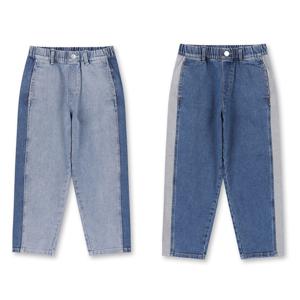 [택가49900] MKE1DP1212 남아 테마 프레피 에코 벌룬 절개 데님팬츠